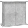 vidaXL Supporto per Acquario in Cemento Grigio 81x36x73 cm in Legno ingegnerizzato
