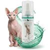 Kotomoda Shampoo Probiotico per Gatti Sphynx, Detergente delicato non profumato per razze nude e a pelo corto, Formula a pH bilanciato idratante per pelle sensibile, 120 ml / 4,06 fl oz
