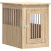 vidaXL Hondenbench 45x62x59 cm bewerkt hout sonoma eikenkleurig