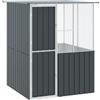 vidaXL Gabbia per uccelli Antracite 165 x 165 x 200 cm Acciaio zincato