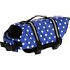 FANSU Giubbotto Salvagente per Cani con Manico, Regolabile Giubbotti di Salvataggio per Animali Domestici per Cani di Taglia Piccola, Media e Grande per Nuoto, Canottaggio (XS,Puntini Blu)
