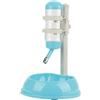 Zerodis Ciotola per Cani, Borraccia Automatica per Dispenser di Cibo per Animali Domestici con Base per Ciotola di Sollevamento per Piccoli Animali(Blu)