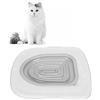 KENANLAN Kit di Addestramento per Toilette per Gatti, Addestratore di Toilette per Gatti in ABS, Addestratore di Toilette per Gatti Ecologico Riutilizzabile Universale per la Pulizia degli Animali Domestici(C)