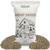 GiDeli Semi di canapa 5 kg non pelati - Mangime per uccelli tutto l'anno ricco di proteine, ricco di energia, per uccelli selvatici, cavalli, bovini, maiali, pollame