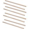 AB Tools Set di 8 posatoi in legno per canarini, parrocchetti, calopsitte, pappagalli, accessori per gabbia per uccelli, 40,6 cm
