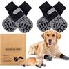Yegookay 2 Paia Calzini Antiscivolo Regolabile per Cani Anziani Proteggi Polpastrelli Cane Scarpe per Cani Hitzeschutz Hundestiefel Socken Prevenire il Leccamento Uso Interno ed Esterno Hundebekleidung(XL)