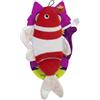Mad Cat Bright Fish Kicker | Giocattolo per gatti illuminato attivato al tatto, infuso di erba gatta e Silvervine, suono increspato coinvolgente, ideale per giochi al chiuso e gatti attivi
