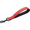 SHINROAD Guinzaglio corto per cani con manico in neoprene, 30,5 cm, resistente e riflettente, per cani di taglia media e grande, resistente, rosso