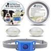 OALYGEI Aquality Pets Collare Antiparassitario Naturale,AqualityPets Collare Antiparassitario per Cani,Protegge Da Pulci E Zecche (Blu)