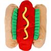 Generico Costume da hot dog per animali domestici, Costume di Halloween da hot dog per animali domestici | Costume da hamburger caldo invernale cosplay divertente - Cappotto per cani multifunzionale con cibo,