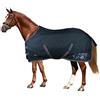 Horses, Coperta da Paddock per Cavallo Turnout 400 gr, Impermeabile, Resistente, Imbottita, con Cinghie ad Incrocio, BLU, 155 cm