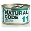 Generico Natural Code Adult Gatto Cibo Umido Tonno e Aloe. 12 LATTINE da 85g CADAUNO