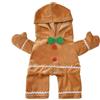 Genérico Costume da Pan Di Per Cani, Costume Da Gingerbread Per Animali Domestici, Cani E Gatti, Vestiti Di Trasformazione Natalizia, Costume Con Cappuccio, Costume E Divertente Per Cani, Gatti