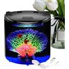 Genérico Piccolo acquario - Acquario acrilico USB da 5 l, mini scrivania, luce LED, pompa dell'acqua, riduzione delle emissioni, acquario portatile, acquario da tavolo | ambiente sano e vibrante, per spostarsi