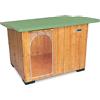ORIGINAL LEGNO Acquista in Fabbrica Cuccia in Legno per Cani da Esterno Rinforzata Tendina Omaggio MADE IN ITALY mod. Italy B - Barboncino 73x56xH51…