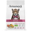 Amanova Cibo Secco Super Premium per Gatti Adulti Gusto Salmone - 100% Naturale, ipoallergenico e monoproteico - Cruelty Free - Formato da 1,5 kg