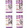 SpesaSicura Scatolette Gemon Adult Bocconi Cane 1250gr - 12 Scatolette gusti misti - 12x1250gr