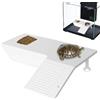 Jingmiger Piattaforme per lucertola tartarughe, zona per crogiolarsi le tartarughe - Terrazza per tartarughe Terrazza stabile per rettili Piattaforme per tartarughe - Piattaforme di riposo, piatto di cibo per