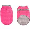 FUNAT Cappotto Reversibile Caldo per Cani, Cappotto in Cotone Double-Face Leggero per Cane, Piumino Regolabile per Cani di Taglia Piccola Media
