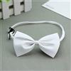 floatofly Papillon per Animali Domestici Cat Dog Collar Neck Cravatte Carino Tinta Unita Regolabile Cat Bowtie Pet Dog Collar Bowknot Cravatta Papillon Regalo per Animali Domestici Bianco
