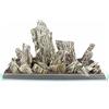 WYSKONT Pietre di Ardesia per Acquario o terrario - Decorazione Naturale per Acquario - Rocce Ornamentali Marine - Supporto filtrazione dell'Acqua - Adatto Come Grotta Nascosta - Legno da 15 kg