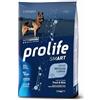 Generico Prolife Cane Adult Smart Adult Medium/Large TROTA e RISO, alimento secco completo per cani adulti di taglia media e grande, confezione da 12kg.