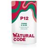 Generico Natural Code Umido Gatto Adult gusto TONNO e ALOE, Numero P12, morbidi SFILACCETTI in acqua di cottura per gatti adulti di tutte le taglie, altamente digeribile | 12 bustine da 70 gr
