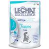 Magazzini GM Monge Le Chat Excellence Bocconcini Gatto, Alimento Completo e Bilanciato per il Benessere Quotidiano, Ricetta Gourmet Alta Qualità, 100gr (3, Kitten, Tonno)