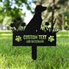 AGEUIRPOD Targa Commemorativa Personalizzata in Metallo per Animali Domestici con Testo/ Nome/Data, Commemorativo per Cani Defunti, Lapide Personalizzata per Cane Gatto, Giardino DecorazioneTombale Animali