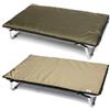 Leopet Materassino COPRIBRANDINA in Tessuto Waterproof con Elastici AI Bordi, Materassino Doubleface per Cani (75X115 cm, Verde - Beige)
