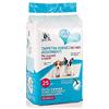 GaiaPet - Tappetini Igienici Super Assorbenti per Animali Domestici 60x60 con Adesivo - per Cani, Gatti, Anti Odore (50 Pezzi)