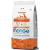 Generico Monge Natural Superpremium Crocchette per Cani Adulti Tutte le Razze Monoproteico Anatra con Riso e Patate, 2,5 kg