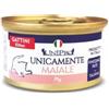 Generico Umido Gatto Unicamente Alimento completo per gattini di tutte le taglie,gusto Maiale,senza cereali,senza conservanti | 12 lattine da 85 grammi l'una.