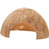 COLLBATH Guscio di Cocco Rifugio Nascondiglio Terrario, per Rettili | Casa Tartarughe di Terra, Grotta Rettili Decorativa, Sicuro per Animali e Naturale