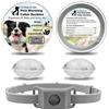 Zoefun Aquality Pets Collare Antiparassitario Naturale, AqualityPets Collare Antiparassitario per Cani Naturale, Ciondolo Repellente per Pulci E Zecche (Grigio)