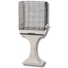 Pet's Market Ambra Gabbia Chiusa Voliera Con Supporto per Uccelli in Metallo Canarini Pappagallini Calopsite Inseparabili Piccoli volatili Posatoi Mangiatoie 57x37x139 cm Colori assortiti