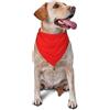 Sipeigyd Bandane per cani rosse, bandane triangolari, fazzoletto in flanella di cotone spesso, per cani e gatti di taglia piccola, media e grande