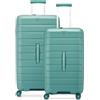 Roncato B-FLYING TRUNK SET VALIGIE (Baule Grande, Baule Medio) - Salvia