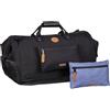 Cabaïa CABAIA - Duffle Adventurer Travel Bag 40L Berlin - Bagaglio a mano 45x30x29 cm - Idrorepellente e Vegan - 2 tasche - Scomparto per le scarpe - Borsa per il weekend, borsa sportiva - Nero