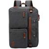 FANDARE Zaino Laptop Tela per 15,6 Pollici PC - Borsa a Tracolla, Cartella, Borsetta - Zaino Scuola, Lavoro, Viaggio per Uomo e Donna - Daypacks Grigio