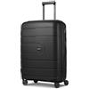 REDOLZ valigia media 66 cm rigida espandibile TSA 4 ruote bagaglio da stiva Essentials 11+