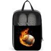 YHEGBFD Borsa per scarpe da viaggio, borsa per scarpe con stampa Fire Baseball, borse per scarpe da uomo e donna, stile unico, moderno