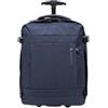R Roncato Zaino Trolley linea CLEVER per voli low cost misura EasyJet 45x35x20 cm (Blu scuro)