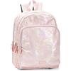 Comix - Zaino Romantic Pink Scuola Media, Elementare e Superiore, con Schienale Imbottito e Rinforzato, Spallacci Regolabili e Vano Principale + Tasca Frontale con Zip, cm 32x21x43h, 31lt