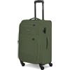 Smartbox valigia media morbida 67 cm trolley da stiva espandibile 4 ruote con lucchetto leggera 3,1 kg Edition 04
