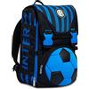 Seven Inter Seven Zaino Estensibile INTER, Neroazzurro, Scuola & Tempo Libero, con Gadget - PALLONE, Blu/Nero