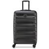 DELSEY PARIS - AIR ARMOUR - Valigia Rigida Grande Estensibile - 77x51x33 cm - 112 L - L - Nero