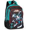 Franco Cosimo Panini Panini , Zaino Scuola Unisex Bambini E Ragazzi, Nero/Verde, Taglia unica