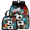 velquessa Zaino personalizzato per bambini Zaino scuola Personalizzata con nome/testo zainetto bambina Borsa porta pranzo termico Personalizzate zaini Regalo Ritorno a Scuola, Per Scuola e Viaggi