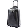 Divergent Retail Trolley da viaggio in vera pelle con ruote, Nero , L: 35 x H: 55 x W: 20, Trolley con ruote